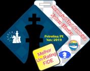Medalhas em acrílico - IRT Fred Bandeira STD (Melhor Un-Rating FIDE)